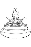 Jimmy Neutron kleurplaat 5